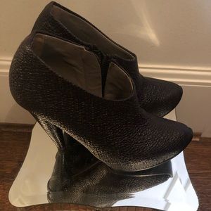 Acne Studios Brown Leather Bootie size 7